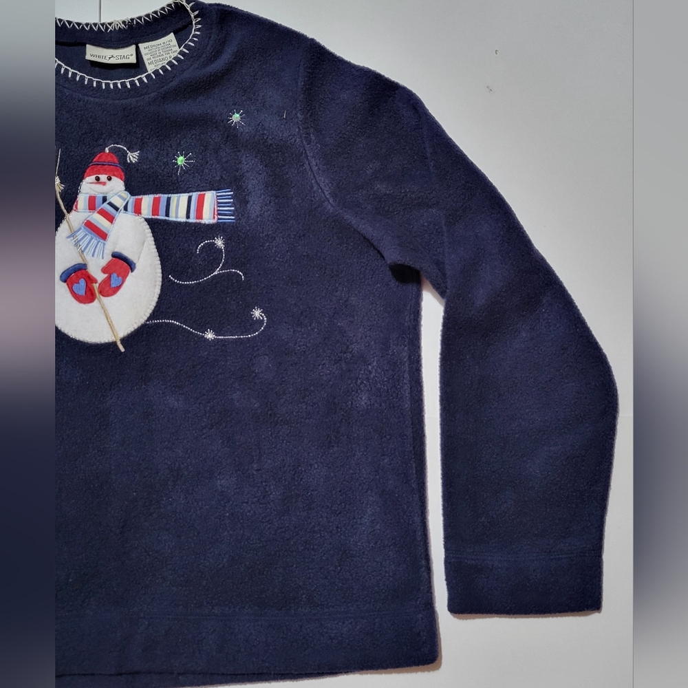 (#3) white stag sweater